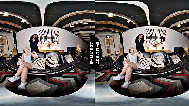 MODERN-DAY SINS - Olivia Jay Gets Face Fucked For Her Girlfriend's Voyeur Pleasure POV And VR