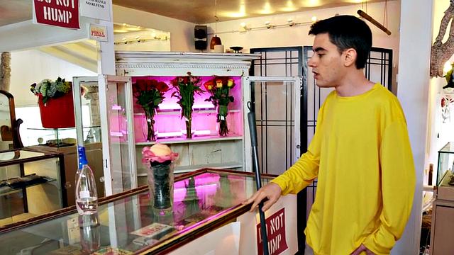 Big-titted brunette rides short guy before taking doggystyle pounding