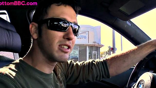 Ebony thug in sneakers gets ass fucked by white gay