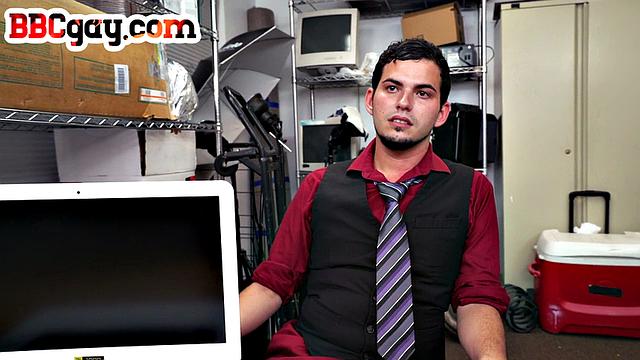 Black office manager drilling white newbie