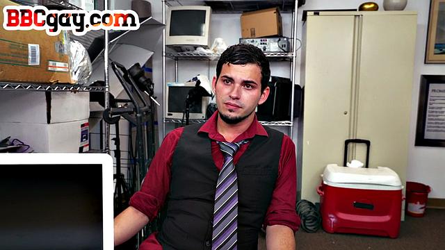 Black office manager drilling white newbie