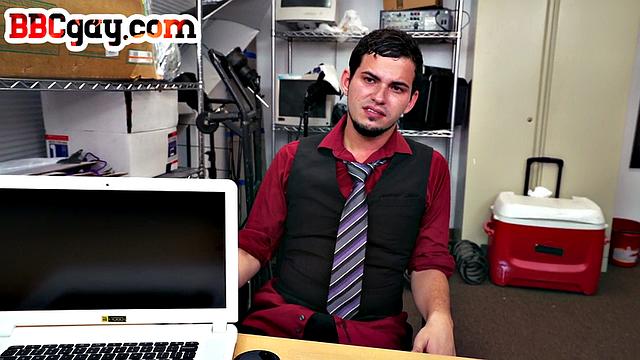 Black office manager drilling white newbie