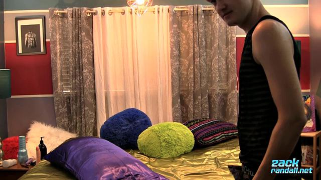Smooth Shaved Dude Covered in Cum - Oliver Tucker