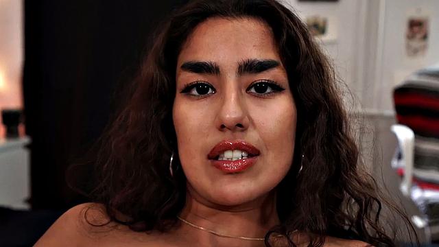 Blowjob amateur babe sucks in closeup POV at home