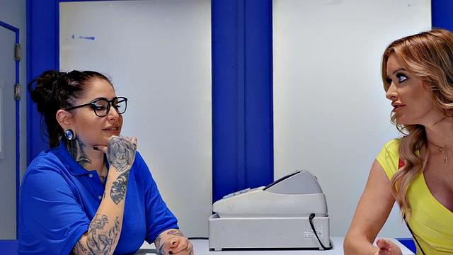 Nasty busty MILF banged in wet pussy after sucking