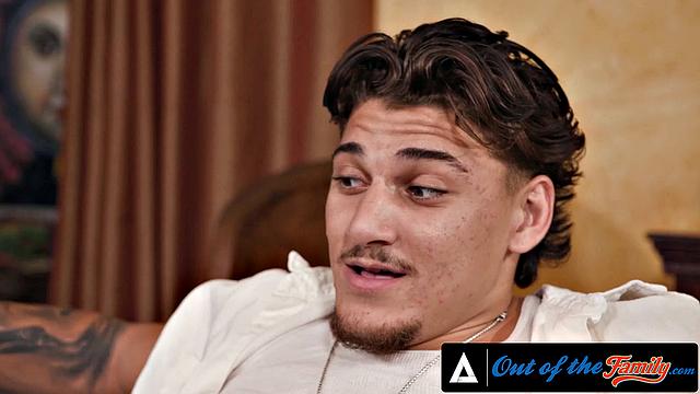 OUT OF THE FAMILY - Inked Stepmom Wants To Get To Know New Stepson Better By Fucking Him