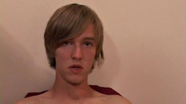 This 19 year old ditches his skateboard and his clothes to begin stroking his big uncut cock. Dustin Bailey worksi t hard, and eats his pre-cum, before finally blowing a huge wad.