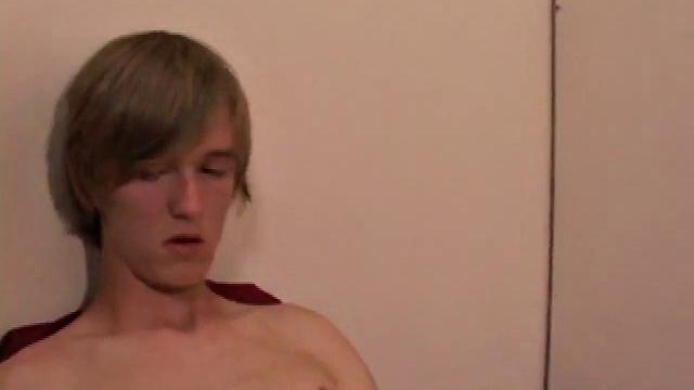 This 19 year old ditches his skateboard and his clothes to begin stroking his big uncut cock. Dustin Bailey worksi t hard, and eats his pre-cum, before finally blowing a huge wad.