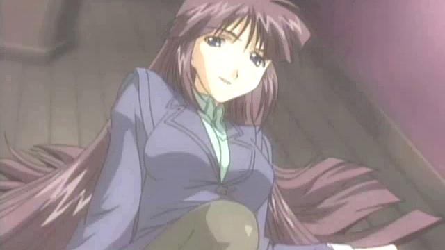 Cum-covered Japanese anime in fuck session gets banged