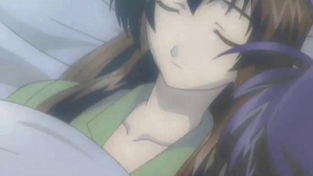 Cum-covered Japanese anime in fuck session gets banged