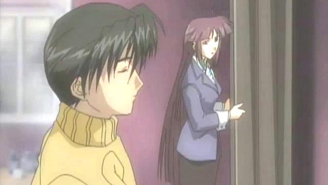 Cum-covered Japanese anime in fuck session gets banged