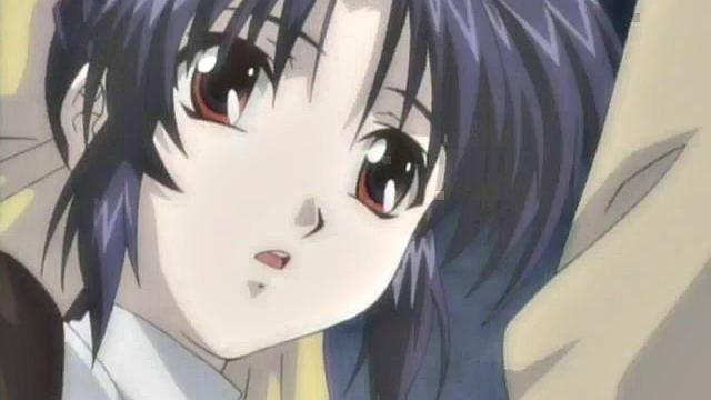 Cum-covered Japanese anime in fuck session gets banged