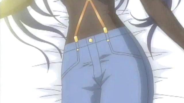 Японская анимешная шлюха с большими сиськами ловит мощный трах и заливается спермой в pov-сцене.