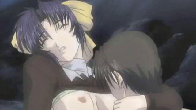 Cum-covered Japanese anime in fuck session gets banged