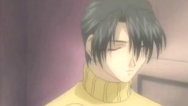 Японская анимешная шлюха с большими сиськами ловит мощный трах и заливается спермой в pov-сцене.