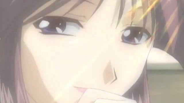 Cum-covered Japanese anime in fuck session gets banged