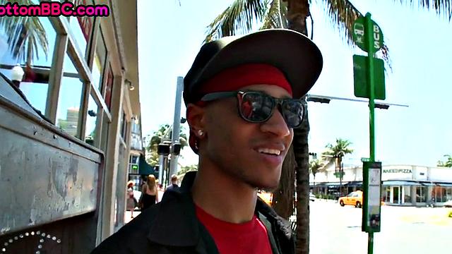 Black thug picked up to penetrate white bottom in public bus