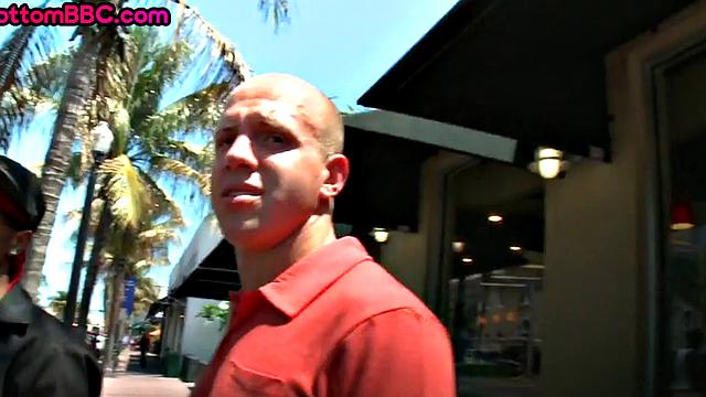 Black thug picked up to penetrate white bottom in public bus