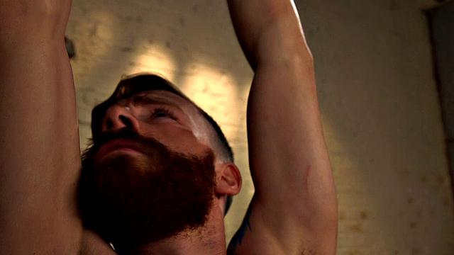 Strapon femdom pegging sub butt after whipping