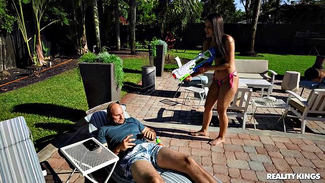 Bouncy by the Poolside