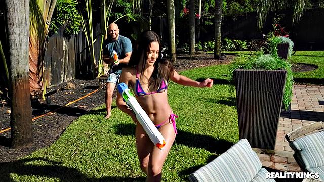 Bouncy by the Poolside