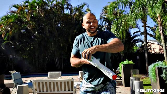Bouncy by the Poolside