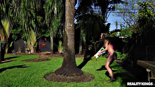 Bouncy by the Poolside