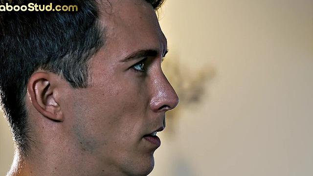 Hairy gaydaddy fucks stepson's greedy asshole till cumshot