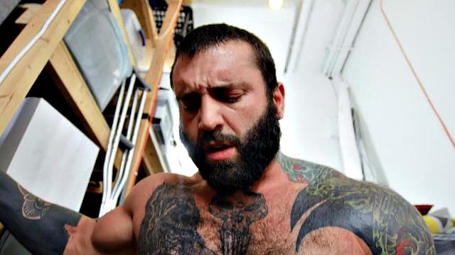 Pierced gay fucks stud in anal hole hardcore