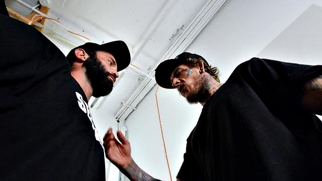 Pierced gay fucks stud in anal hole hardcore