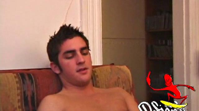 Shane and Devon are ready to put on a show so they strip off their clothes and get busy. After stroking themselves hard, Shane services Devon's cock until it's Devon's turn on Shane.