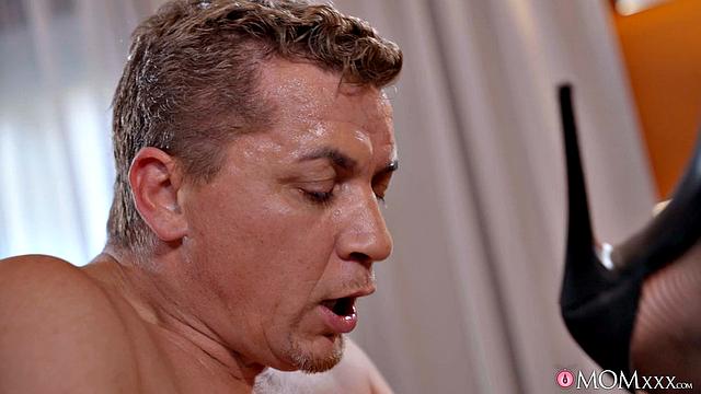 MILF's Birthday Surprise for Husband