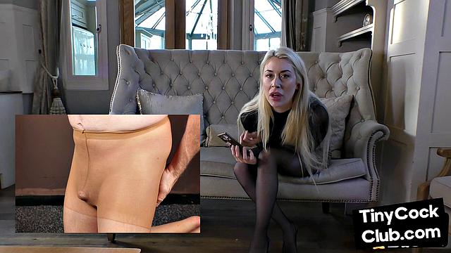 SPH Brit femdom humiliates small cocks with dirty talk
