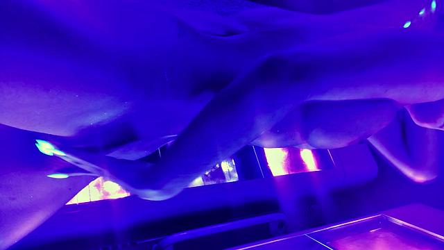Playtime in Tanning Booth