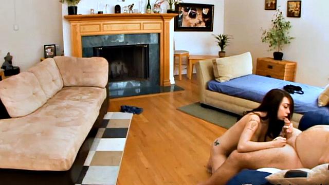 Oiled Gonzo slut assfucked in POV after boobjob