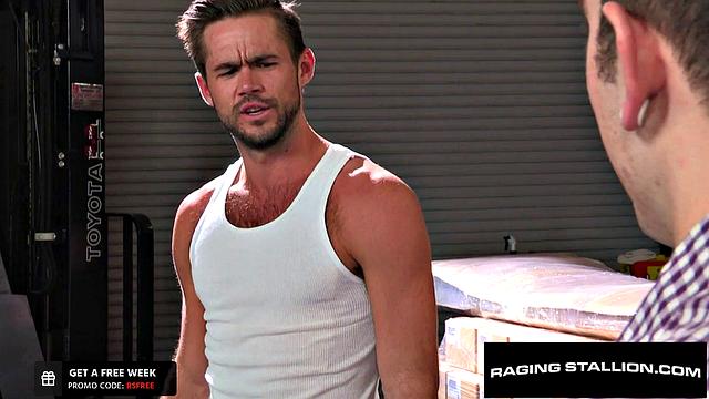 RagingStallion - Supervisor Dicks Down Hunk Employee