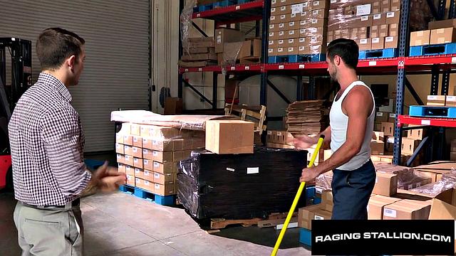 RagingStallion - Supervisor Dicks Down Hunk Employee