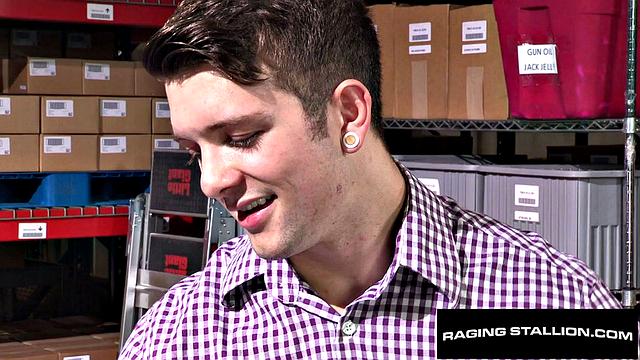 RagingStallion - Supervisor Dicks Down Hunk Employee