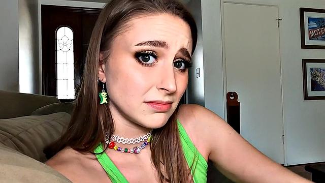 Stepdaughter loves POV fucking on BWC with her stepfather