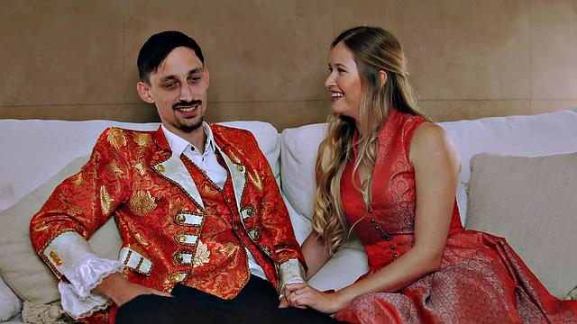 Busty blond in pantyhose with clean-shaved cooter adores manhood in oral fuck-a-thon fest!