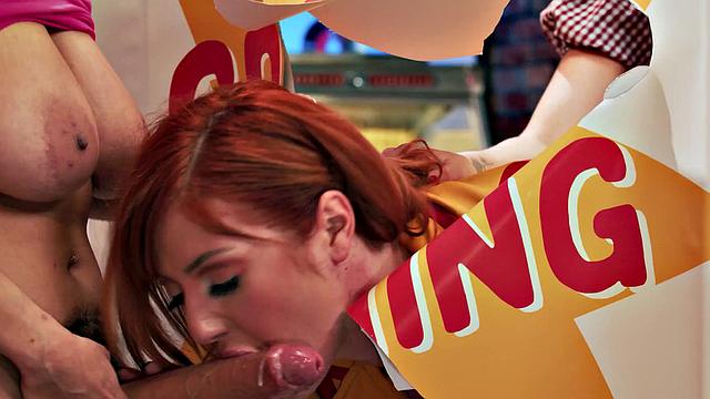 ADULT TIME - Hot Public FUTANARI Fuck And Suck!