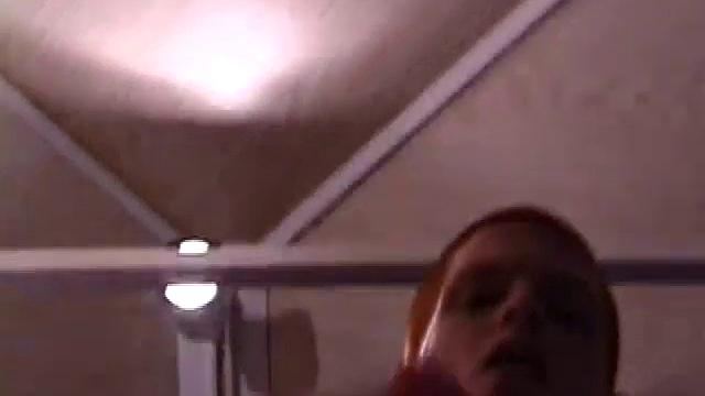 Tristian grabs his balls and strokes his long cock with determination. He kneels down before us and sticks his cock in the camera. Standing back up, Tristian continues to jerk off, until he asks if we want it on our face.