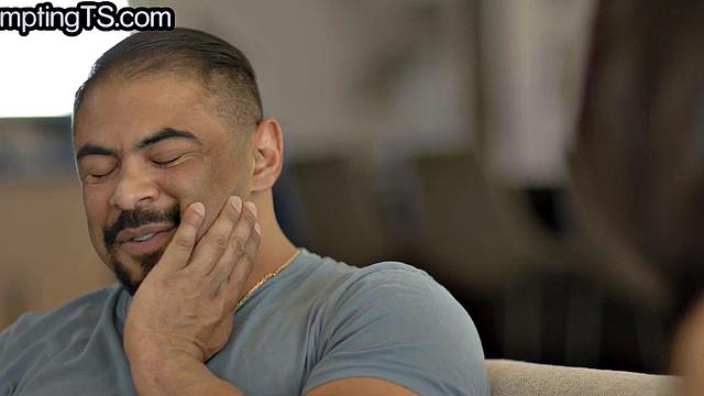 Deep sucked TS lady fucks hunk's asshole in trans on guy fuck