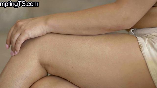 Deep sucked TS lady fucks hunk's asshole in trans on guy fuck