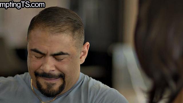 Deep sucked TS lady fucks hunk's asshole in trans on guy fuck