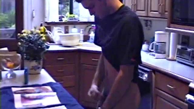 Ric brings a porn magazine, lube, and a towel to rip one off. After pulling out his hard dick and flipping through girlie magazines, Ric lets a helping hand tpuch him.