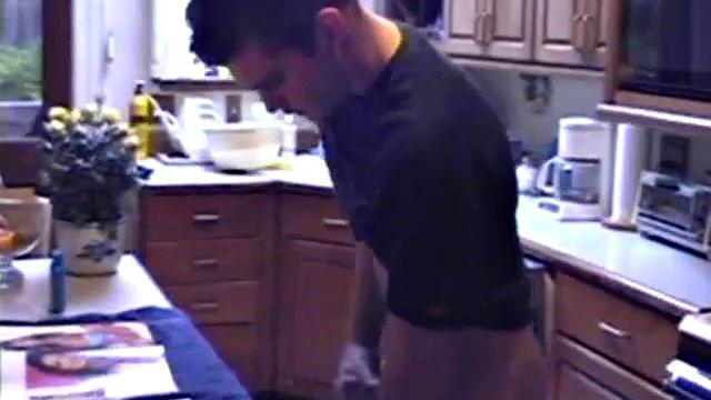 Ric brings a porn magazine, lube, and a towel to rip one off. After pulling out his hard dick and flipping through girlie magazines, Ric lets a helping hand tpuch him.