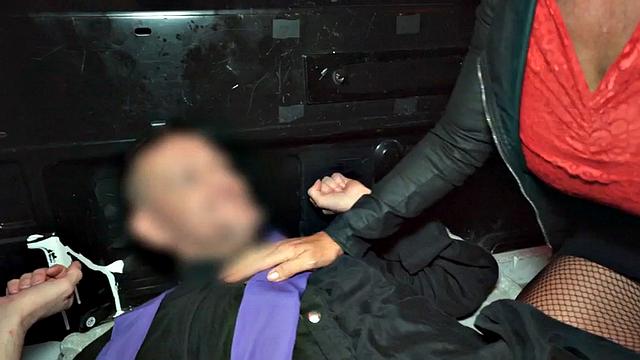 Femdom MILF banged by priest after pussylicking