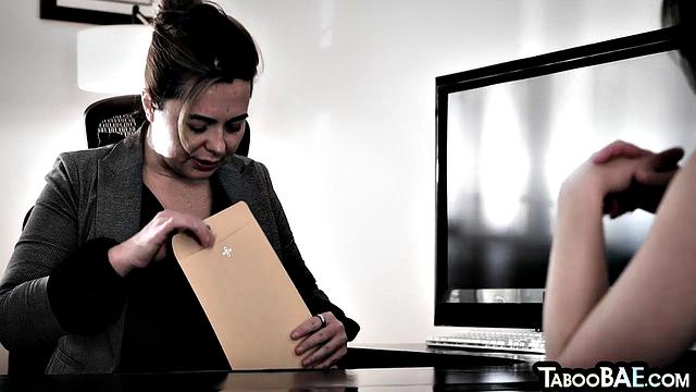 Naughty lesbians licking each other