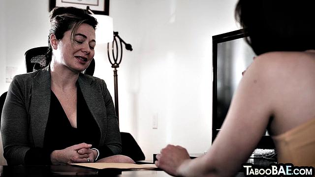 Naughty lesbians licking each other